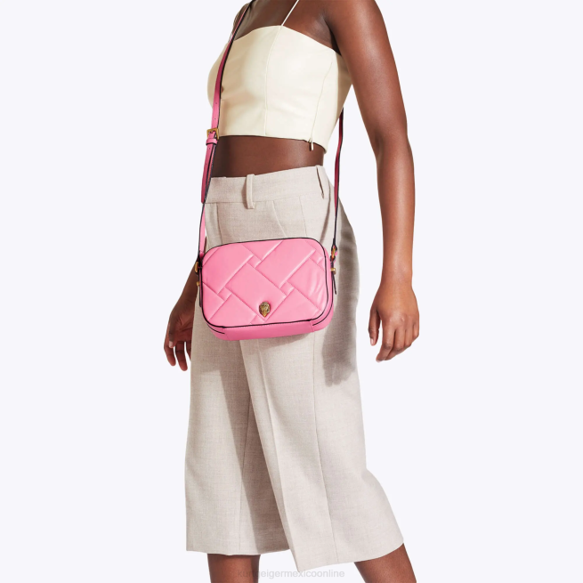 Kurt Geiger bandolera london kensington BL0H100 | bolsas rosa mujer