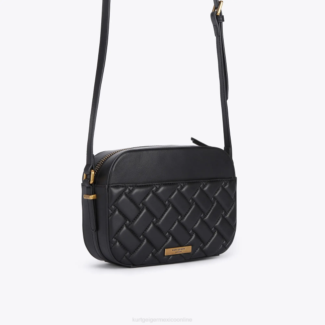 Kurt Geiger bandolera london kensington BL0H70 | bolsas negro mujer
