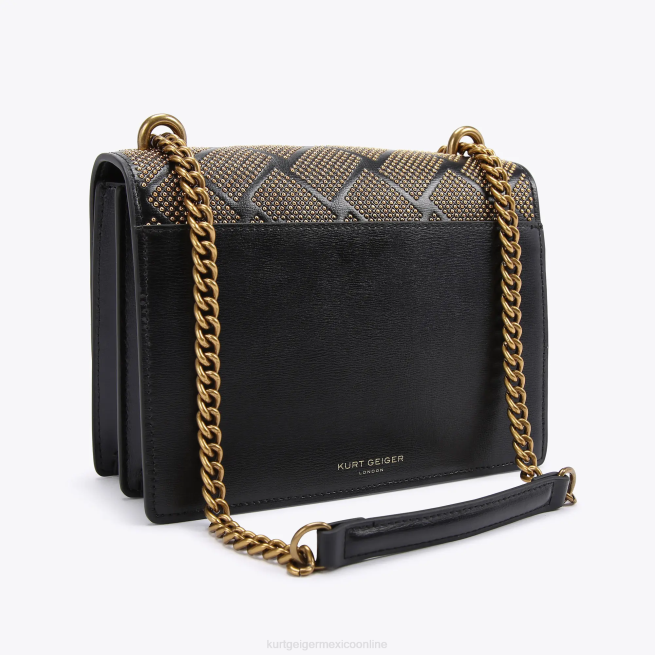 Kurt Geiger bandolera londres Shoreditch BL0H118 | bolsas negro otro mujer