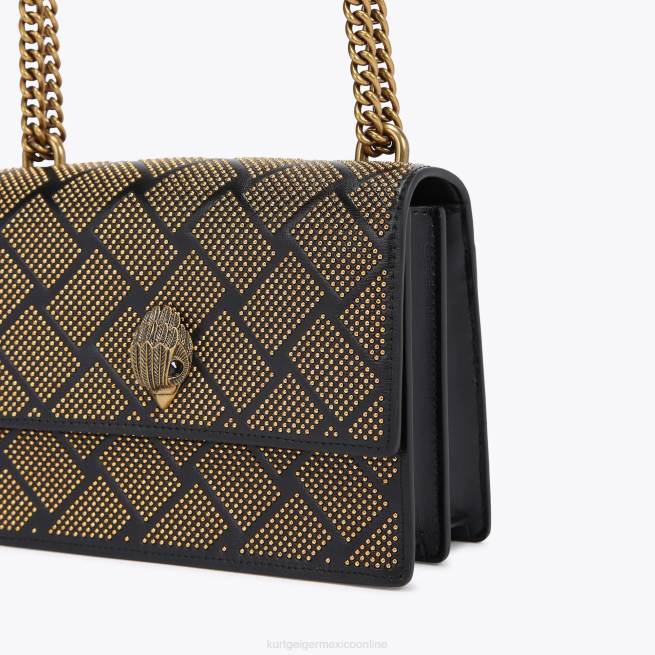 Kurt Geiger bandolera londres Shoreditch BL0H118 | bolsas negro otro mujer