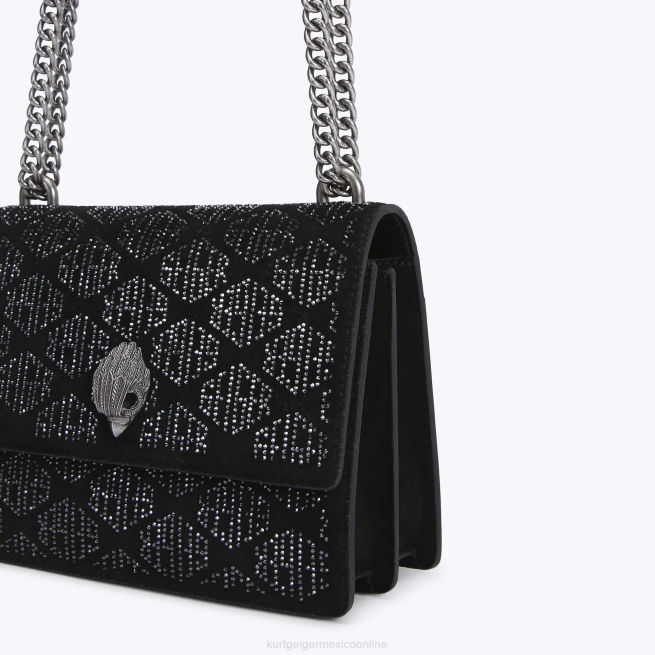 Kurt Geiger bandolera londres Shoreditch BL0H120 | bolsas negro otro mujer