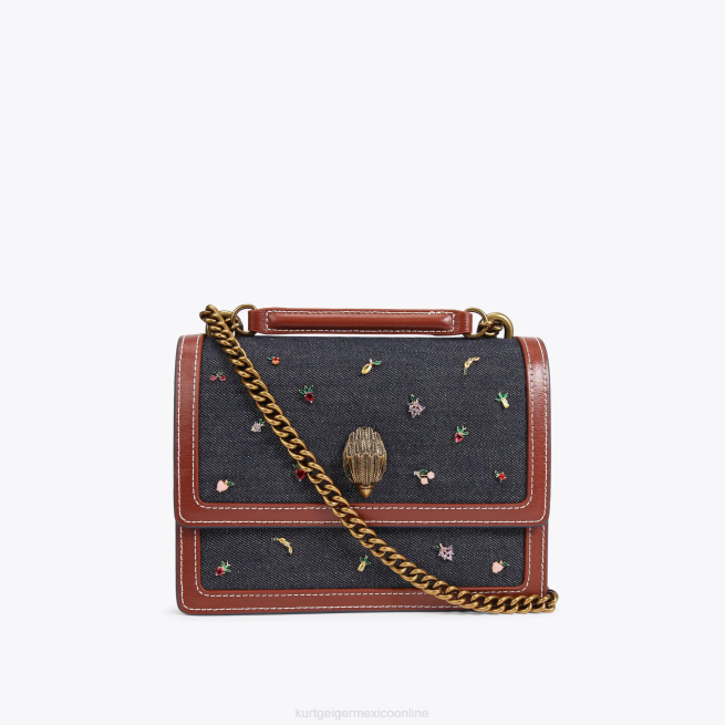 Kurt Geiger bandolera londres Shoreditch BL0H121 | bolsas azul otro mujer