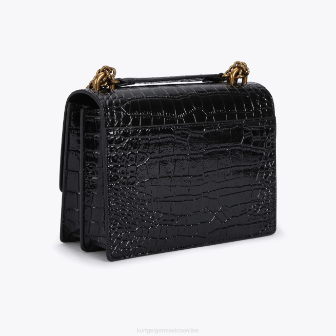 Kurt Geiger bandolera londres Shoreditch BL0H123 | bolsas negro mujer