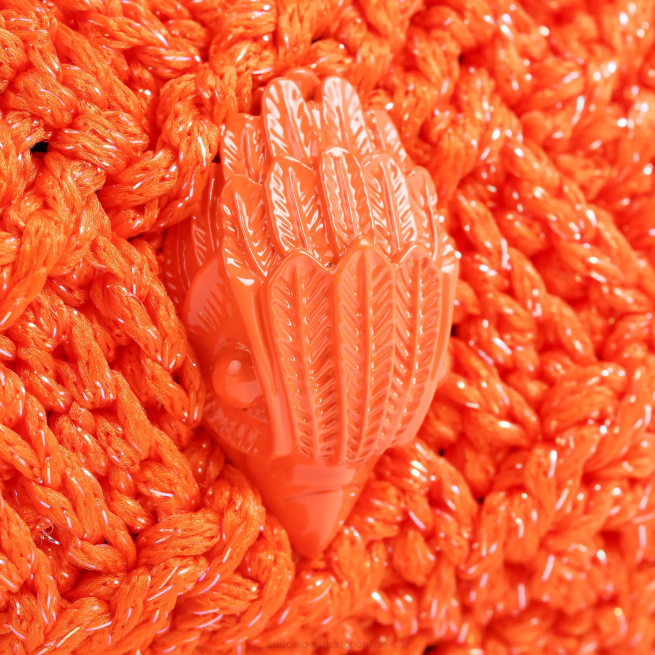 Kurt Geiger bandolera multicolor de crochet de Londres BL0H472 | bolsas naranja mujer