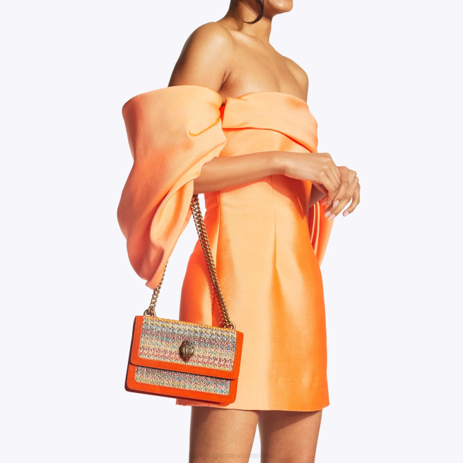 Kurt Geiger bandolera pequeña london Shoreditch BL0H113 | bolsas naranja mujer