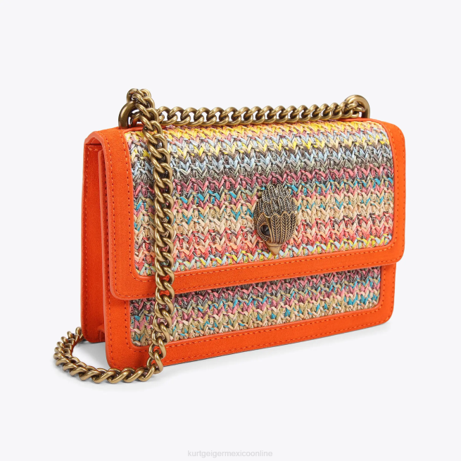 Kurt Geiger bandolera pequeña london Shoreditch BL0H113 | bolsas naranja mujer