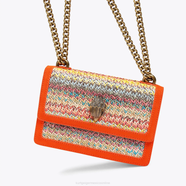 Kurt Geiger bandolera pequeña london Shoreditch BL0H113 | bolsas naranja mujer