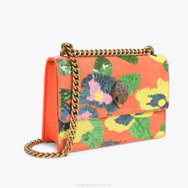 Kurt Geiger bandolera pequeña london Shoreditch BL0H114 | bolsas naranja mujer