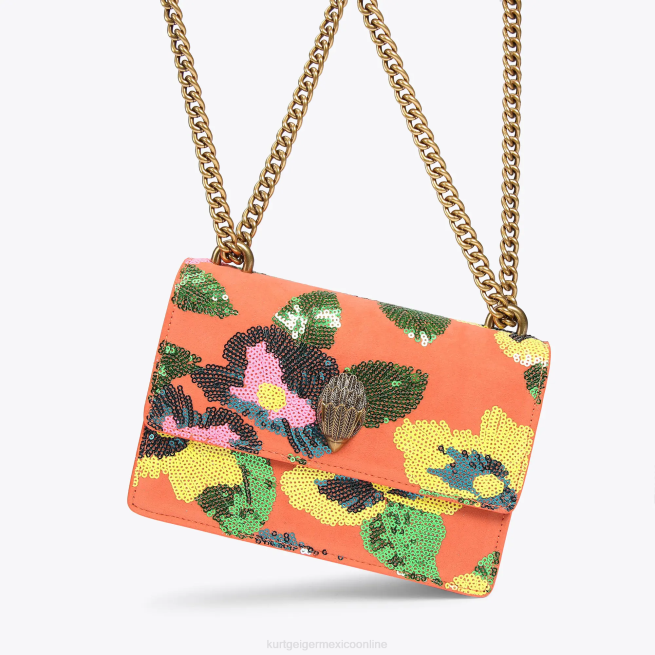 Kurt Geiger bandolera pequeña london Shoreditch BL0H114 | bolsas naranja mujer