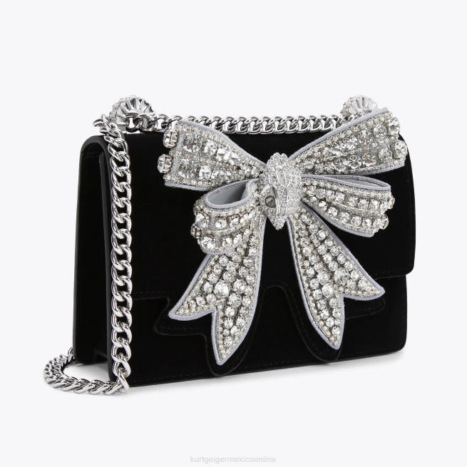 Kurt Geiger bandolera pequeña london Shoreditch BL0H124 | bolsas blanco negro mujer