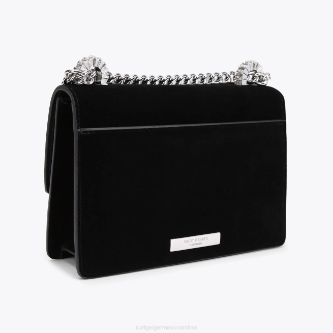 Kurt Geiger bandolera pequeña london Shoreditch BL0H124 | bolsas blanco negro mujer
