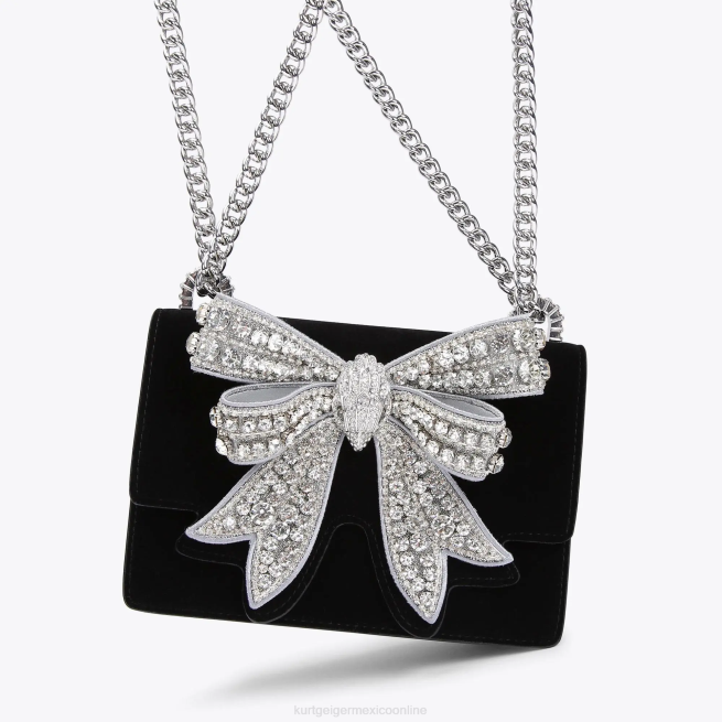 Kurt Geiger bandolera pequeña london Shoreditch BL0H124 | bolsas blanco negro mujer