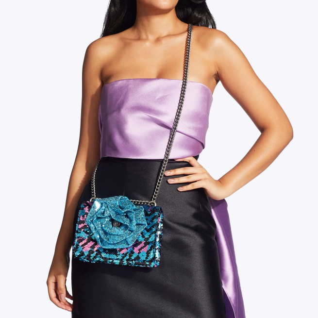 Kurt Geiger bandolera pequeña london Shoreditch BL0H126 | bolsas turquesa mujer