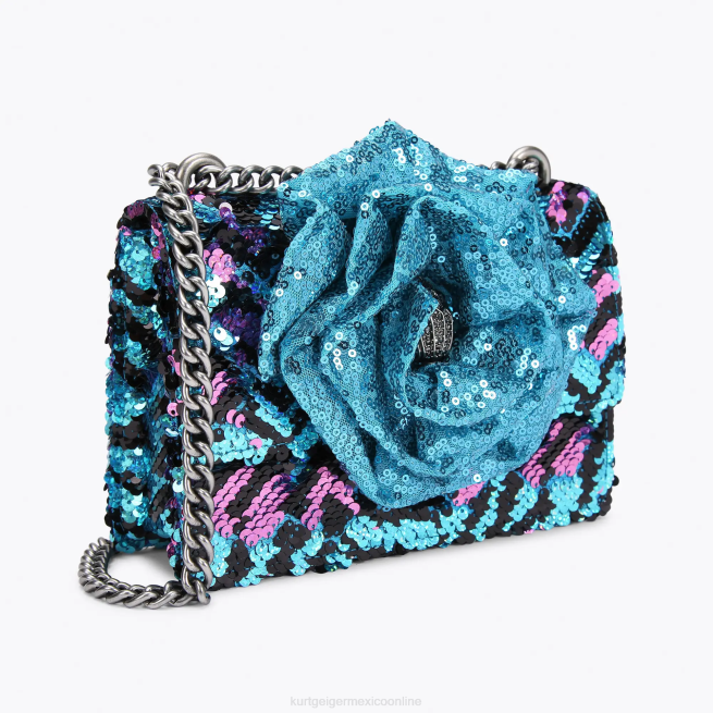 Kurt Geiger bandolera pequeña london Shoreditch BL0H126 | bolsas turquesa mujer