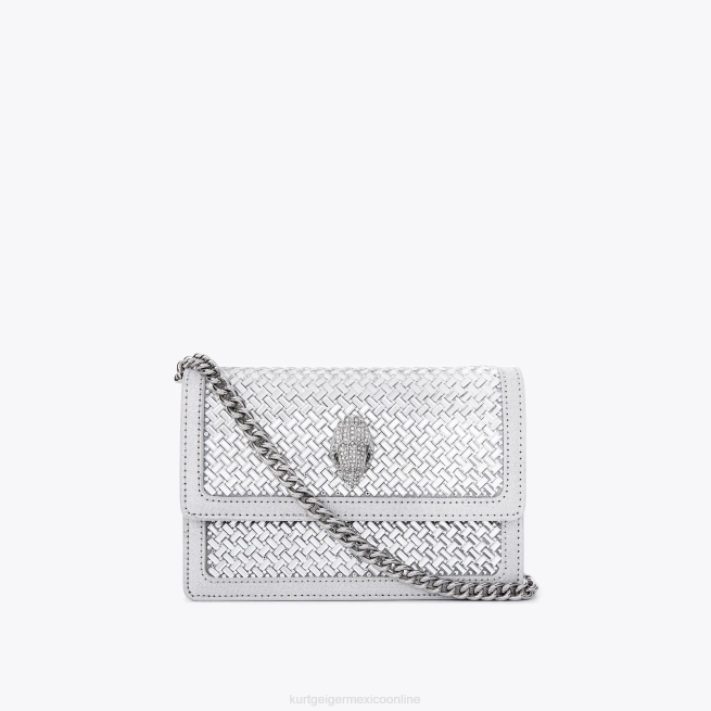 Kurt Geiger bandolera pequeña london Shoreditch BL0H130 | bolsas combinación de metales mujer