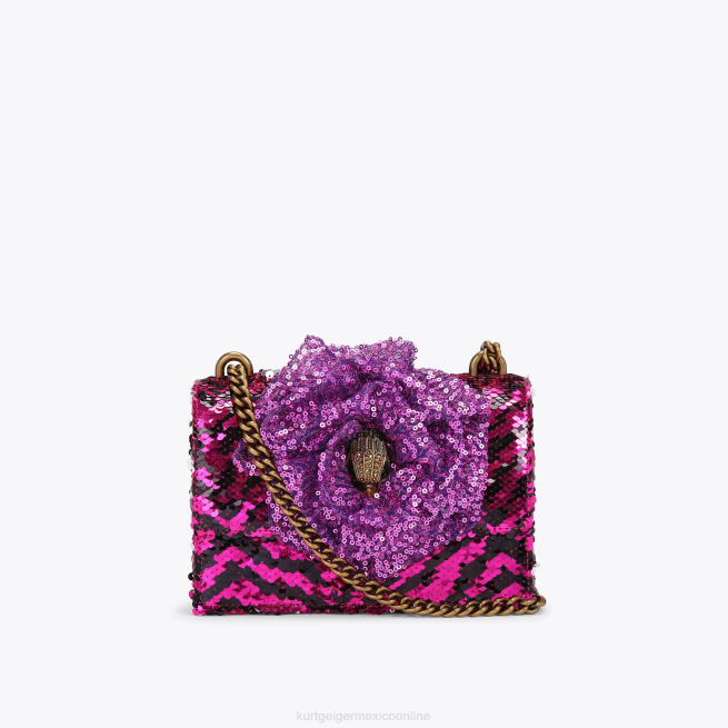 Kurt Geiger bandolera pequeña london Shoreditch BL0H143 | bolsas púrpura mujer