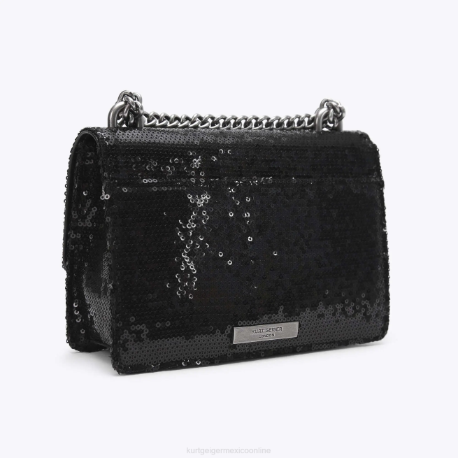 Kurt Geiger bandolera pequeña london Shoreditch BL0H144 | bolsas negro mujer