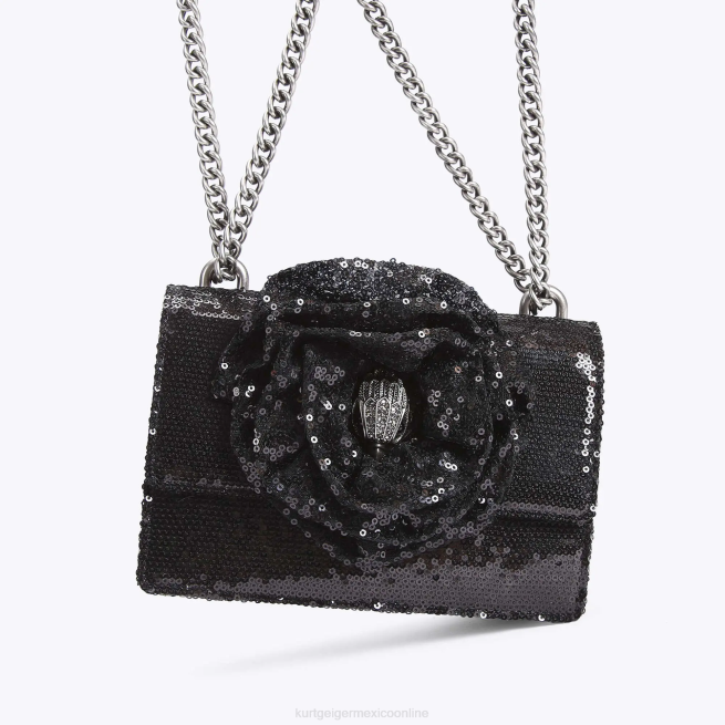 Kurt Geiger bandolera pequeña london Shoreditch BL0H144 | bolsas negro mujer