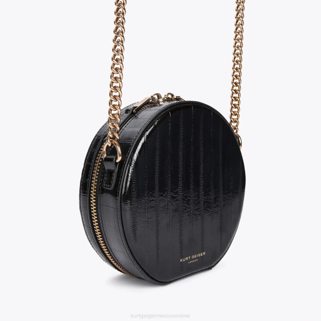 Kurt Geiger bolso Shoreditch pequeño y redondo London BL0H136 | bolsas negro mujer