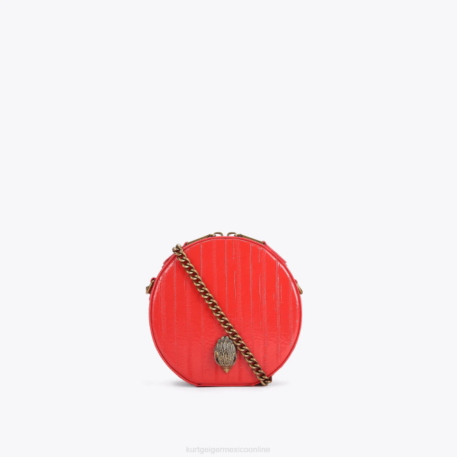 Kurt Geiger bolso Shoreditch pequeño y redondo London BL0H139 | bolsas rojo mujer