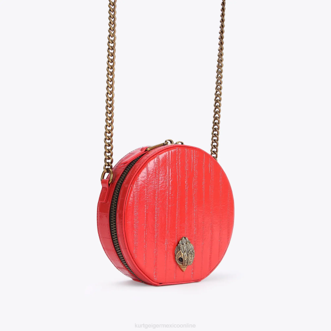 Kurt Geiger bolso Shoreditch pequeño y redondo London BL0H139 | bolsas rojo mujer