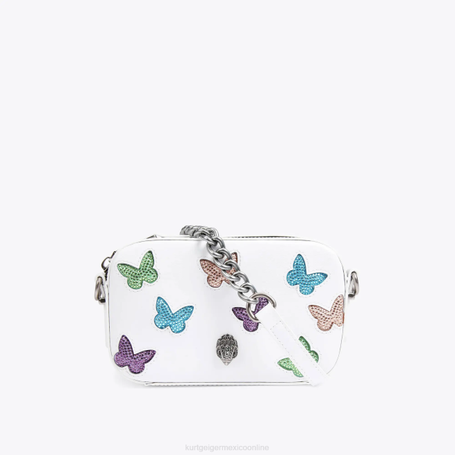 Kurt Geiger bolso cámara london pequeño mariposa BL0H213 | bolsas peine blanco mujer
