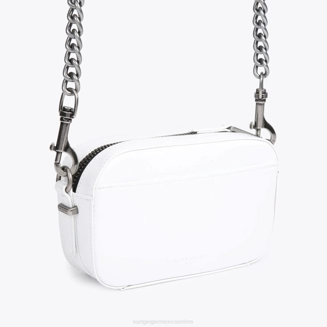 Kurt Geiger bolso cámara london pequeño mariposa BL0H213 | bolsas peine blanco mujer