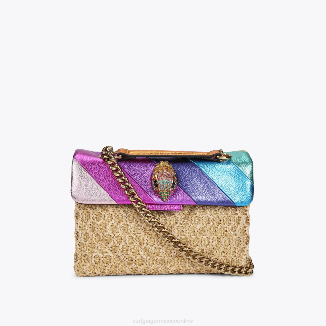 Kurt Geiger bolso kensington de rafia londres BL0H16 | bolsas multi/otro mujer