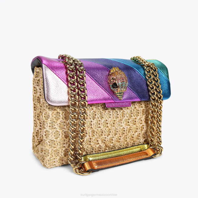 Kurt Geiger bolso kensington de rafia londres BL0H16 | bolsas multi/otro mujer