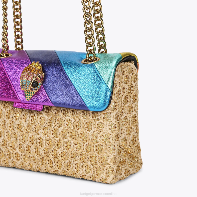 Kurt Geiger bolso kensington de rafia londres BL0H16 | bolsas multi/otro mujer