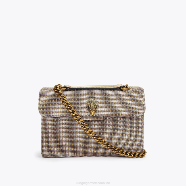 Kurt Geiger bolso kensington de tela londres BL0H67 | bolsas beige mujer