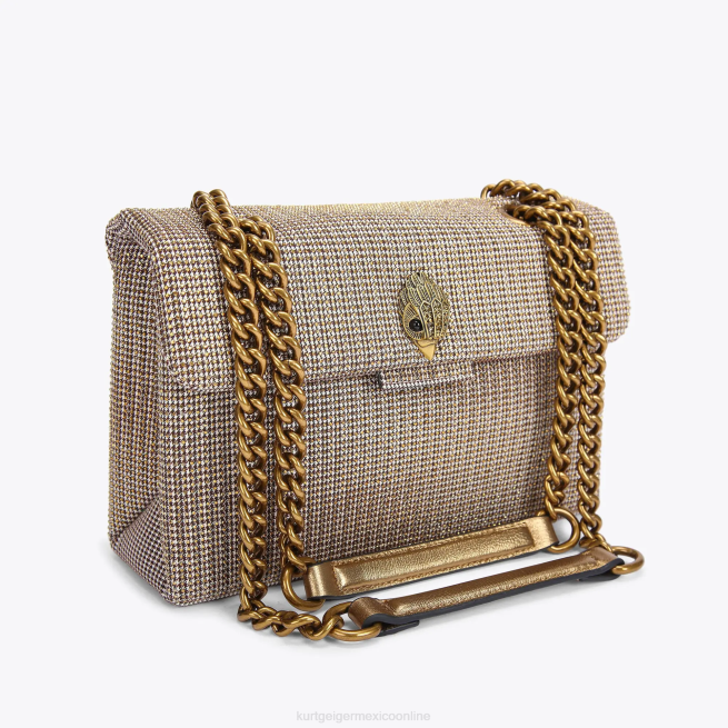 Kurt Geiger bolso kensington de tela londres BL0H67 | bolsas beige mujer