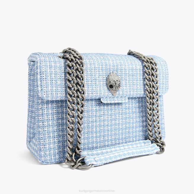 Kurt Geiger bolso kensington de tela londres BL0H83 | bolsas azul pálido mujer