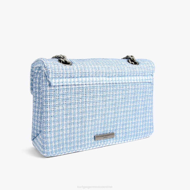 Kurt Geiger bolso kensington de tela londres BL0H83 | bolsas azul pálido mujer