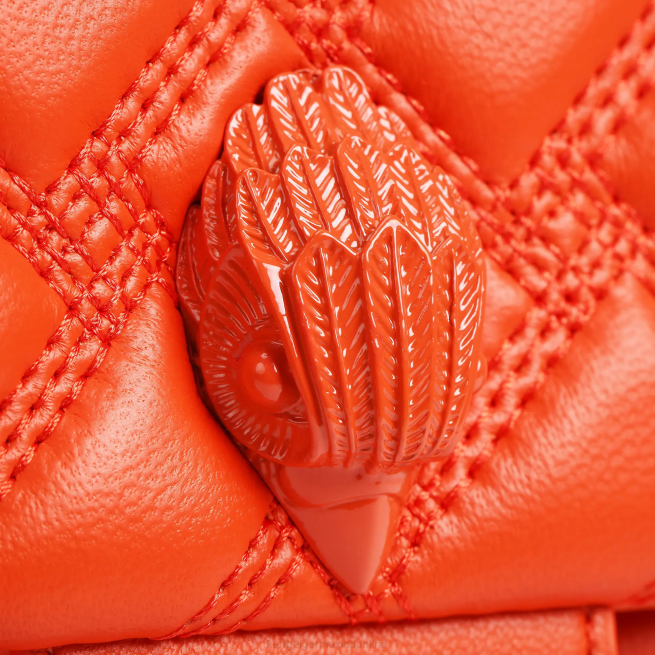 Kurt Geiger bolso kensington londres empapado BL0H10 | bolsas naranja mujer