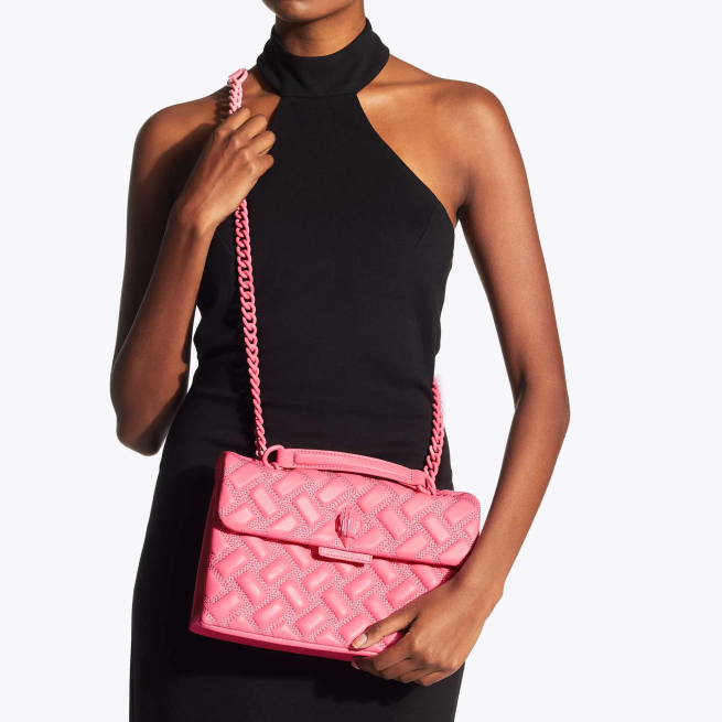 Kurt Geiger bolso kensington londres empapado BL0H92 | bolsas rosa mujer