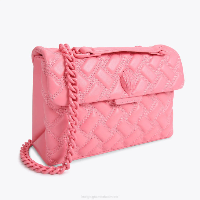 Kurt Geiger bolso kensington londres empapado BL0H92 | bolsas rosa mujer