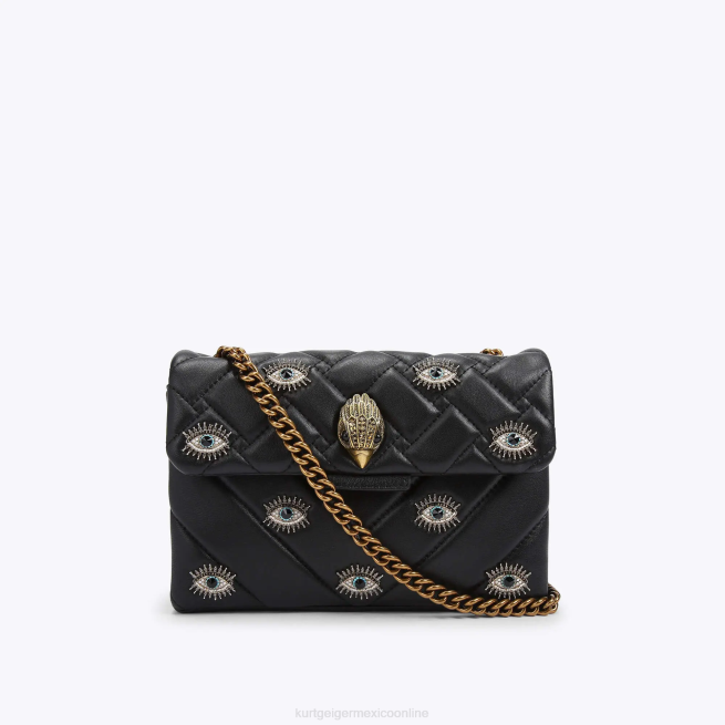 Kurt Geiger bolso kensington mediano londres ojo BL0H80 | bolsas combinación negra mujer