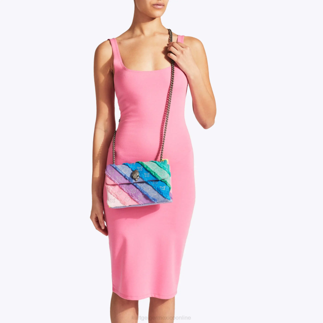 Kurt Geiger denim londres medio kensington BL0H14 | bolsas multi/otro mujer