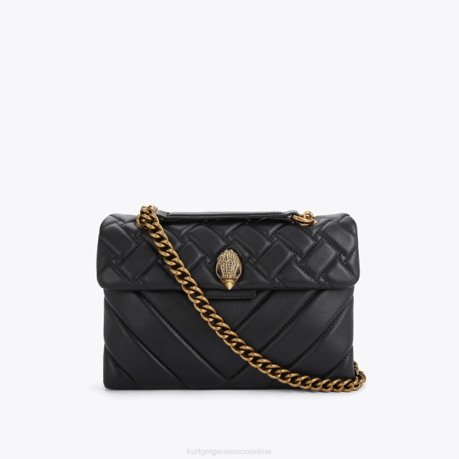 Kurt Geiger kensington de cuero de londres BL0H46 | bolsas negro mujer