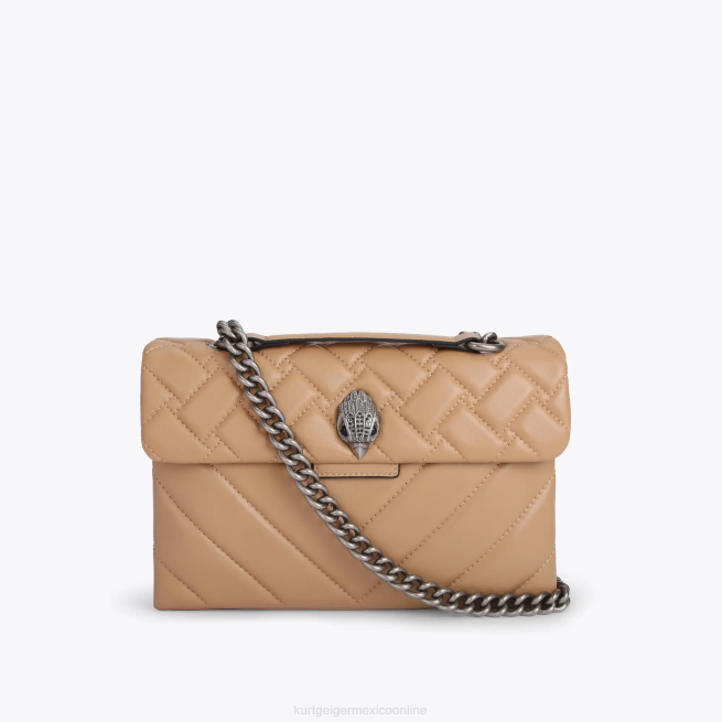 Kurt Geiger kensington de cuero de londres BL0H47 | bolsas camello mujer