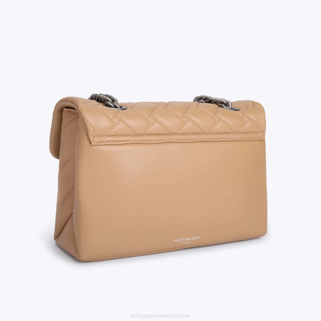 Kurt Geiger kensington de cuero de londres BL0H47 | bolsas camello mujer