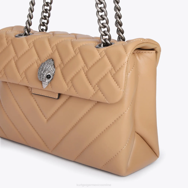 Kurt Geiger kensington de cuero de londres BL0H47 | bolsas camello mujer