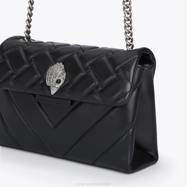Kurt Geiger london cuero medio kensington BL0H99 | bolsas negro mujer