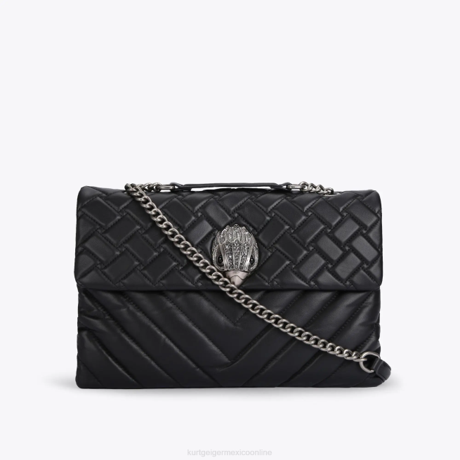Kurt Geiger london cuero xxl kensington BL0H64 | bolsas negro mujer