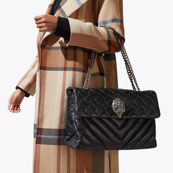 Kurt Geiger london cuero xxl kensington BL0H64 | bolsas negro mujer