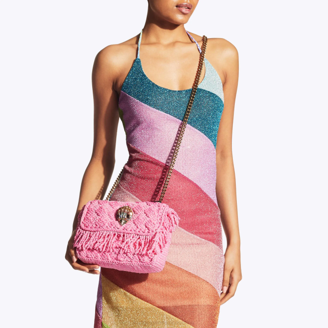 Kurt Geiger londres crochet kensington BL0H44 | bolsas rosa mujer