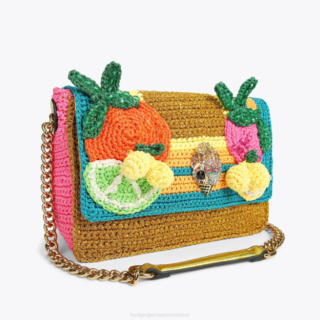 Kurt Geiger londres crochet kensington BL0H82 | bolsas combinación de oro mujer