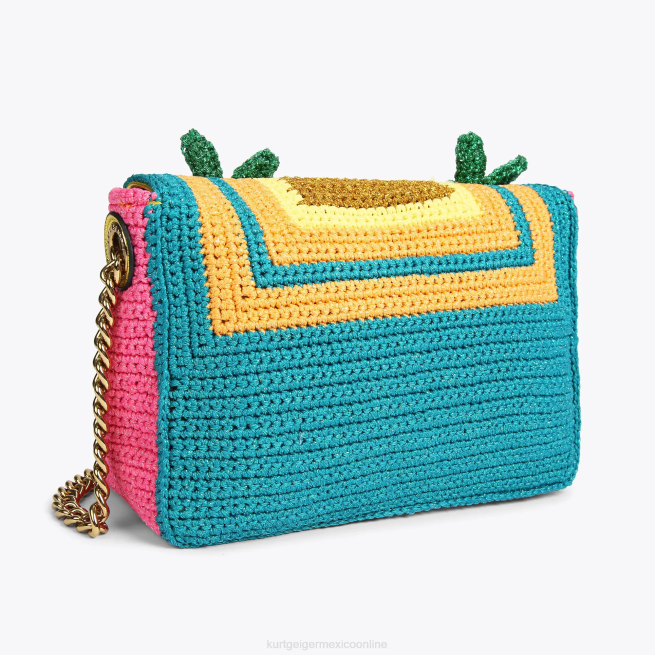 Kurt Geiger londres crochet kensington BL0H82 | bolsas combinación de oro mujer