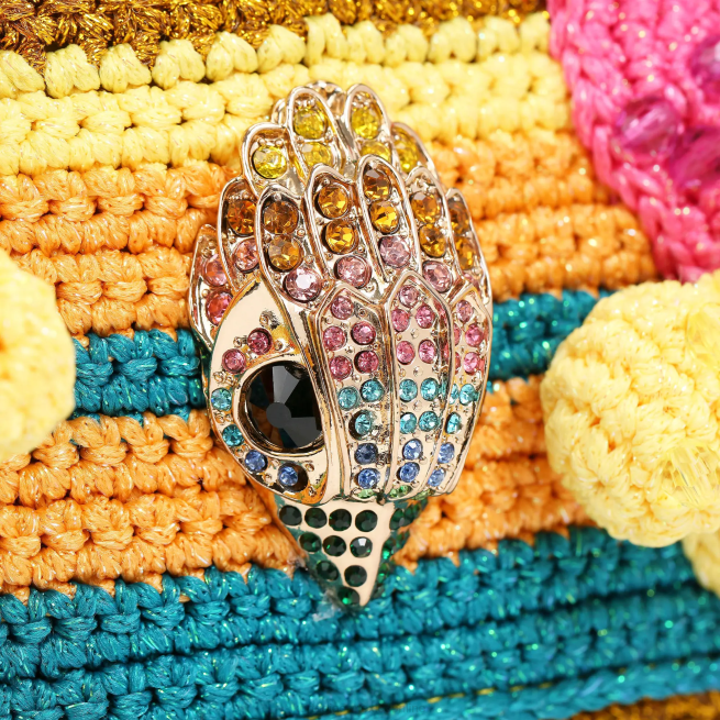 Kurt Geiger londres crochet kensington BL0H82 | bolsas combinación de oro mujer